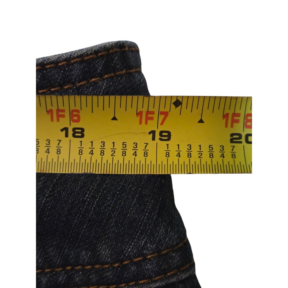 Lane Bryant Womens Plus Size 18 Denim Skirt Dark Wash Cargo Utility Knee Length - Picture 5 of 7